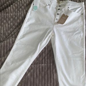 Madewell 10” High-Rise Button Front Jeans
